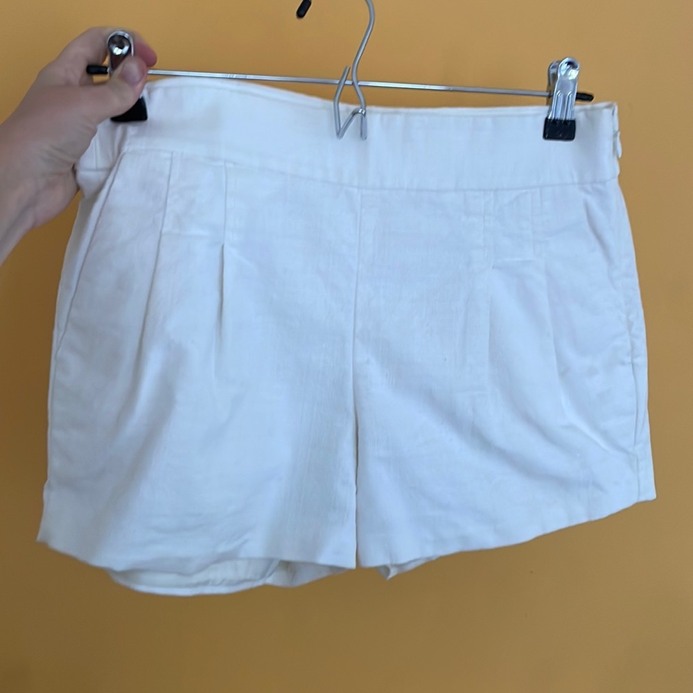 J Crew size 2 white shorts